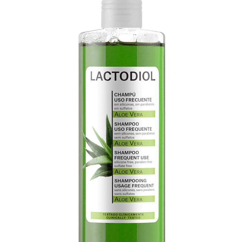 Champu Lactodiol Aloe Vera de Uso frecuente 400 ml